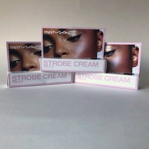 Set of Three MAC Pinklite Mini Strobe Cream